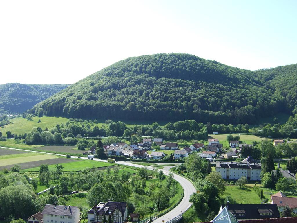 Akzent Hotel Hoehenblick Muehlhausen im Taele Exterior foto